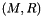 $ (M,R) $